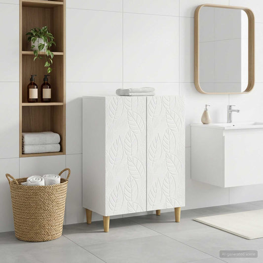 Bathroom Storage Cainet DELFT White 59.5 x 31 x 80 cm