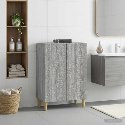 Bathroom Storage Cainet DELFT Grey Sonoma 59.5 x 31 x 80 cm