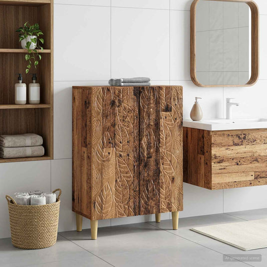 Bathroom Storage Cainet DELFT Old Wood 59.5 x 31 x 80 cm