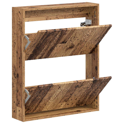 Wall-Mounted Shoe Cabinet DELFT 71 x 17 x 86 cm Engineered Wood