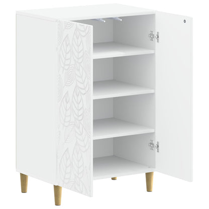 Shoe Cabinet DELFT 59.5 x 39.5 x 90 cm Engineered Wood White
