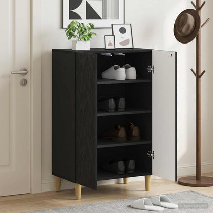 Shoe Cabinet DELFT 59.5 x 39.5 x 90 cm Engineered Wood Black