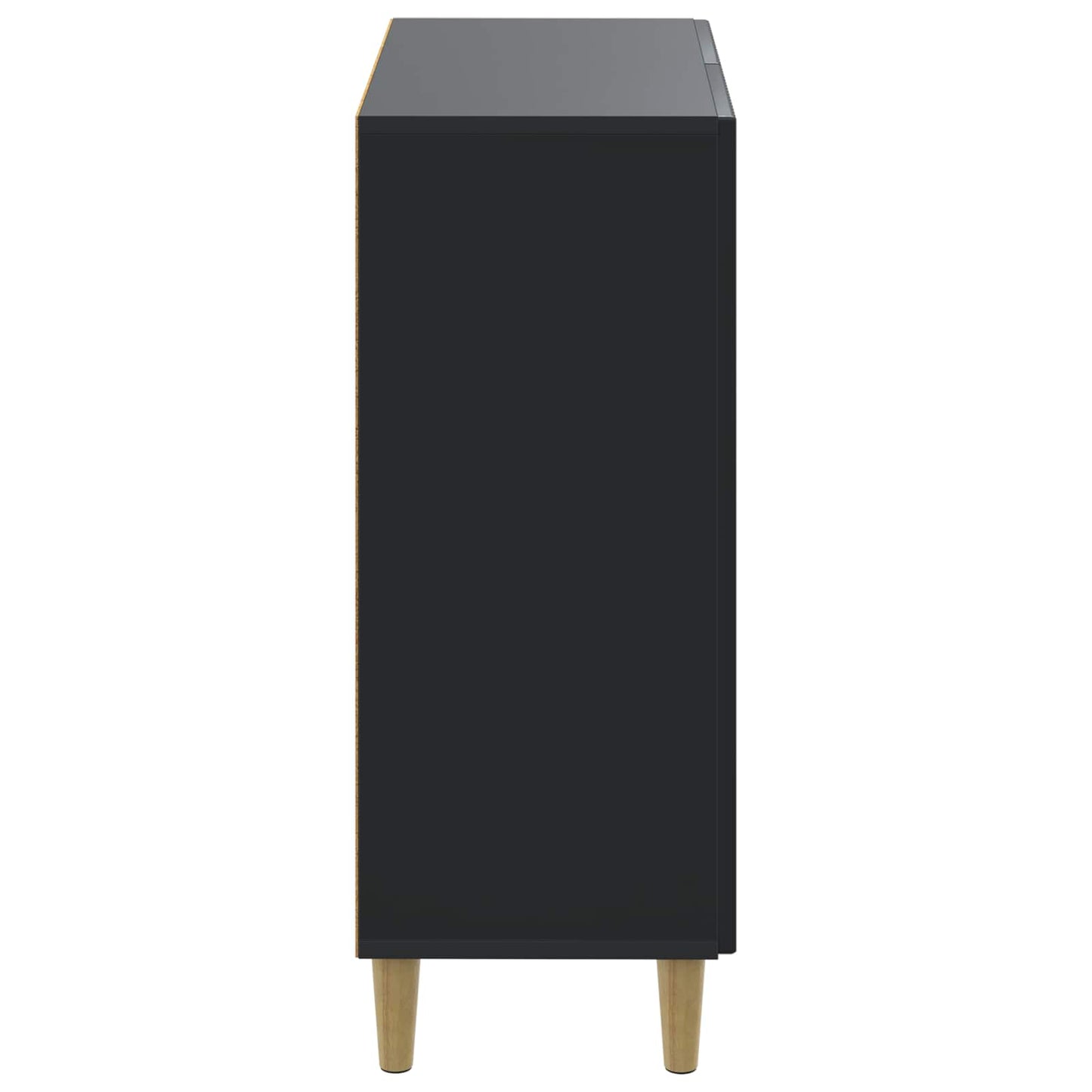 Shoe Cabinet DELFT 59.5 x 39.5 x 90 cm Engineered Wood Black