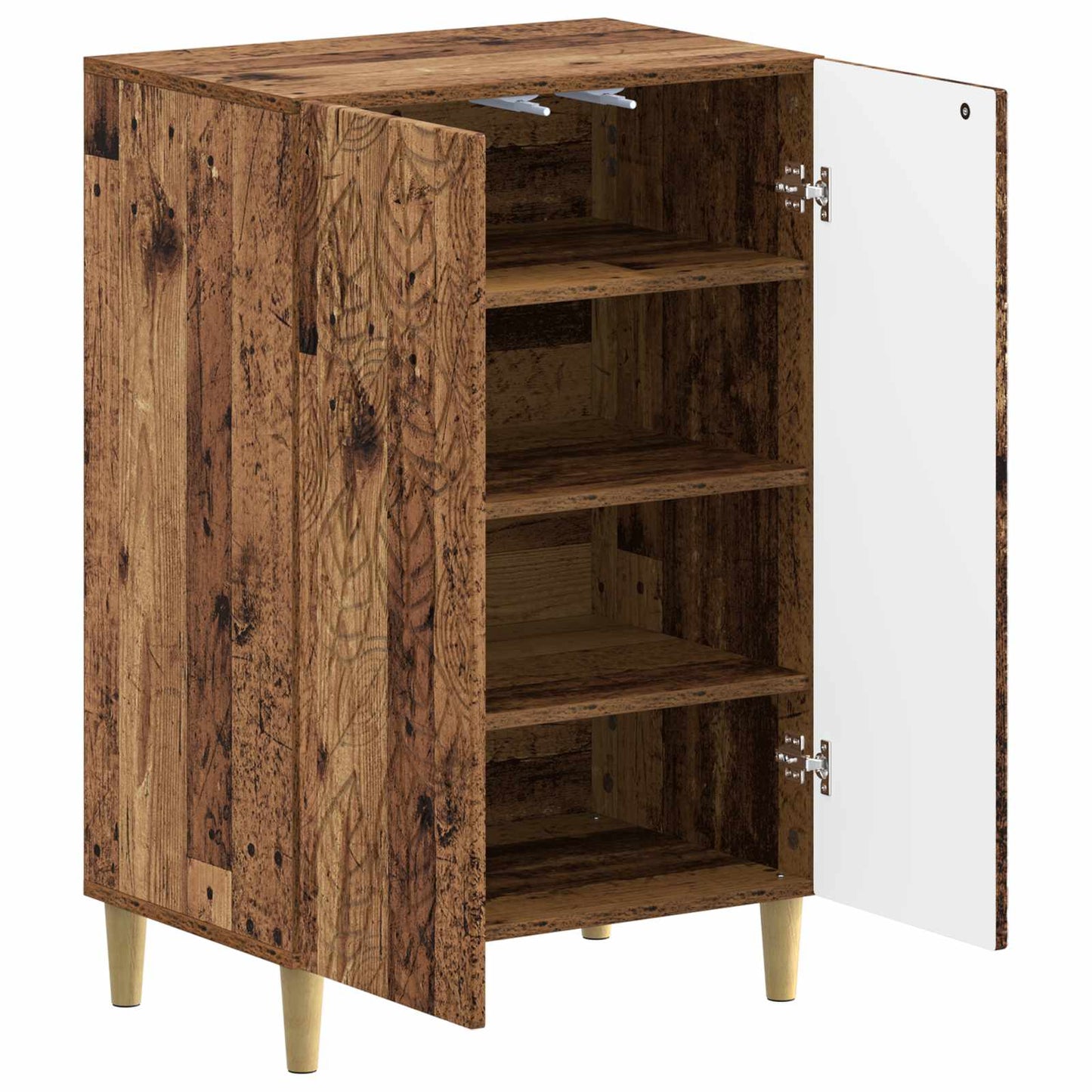 Shoe Cabinet DELFT 59.5 x 39.5 x 90 cm Engineered Wood Old Wood