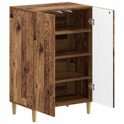 Shoe Cabinet DELFT 59.5 x 39.5 x 90 cm Engineered Wood Old Wood