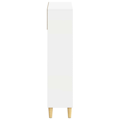 Shoe Cabinet DELFT 78 x 24 x 103 cm Engineered Wood White