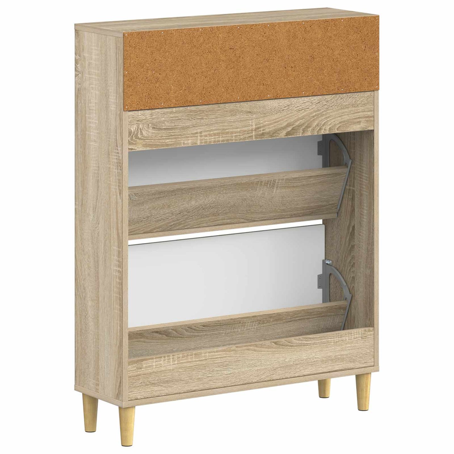 Shoe Cabinet DELFT 78 x 24 x 103 cm Engineered Wood Sonoma Oak