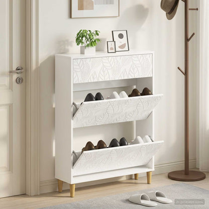 Shoe Cabinet DELFT 78 x 24 x 103 cm Engineered Wood