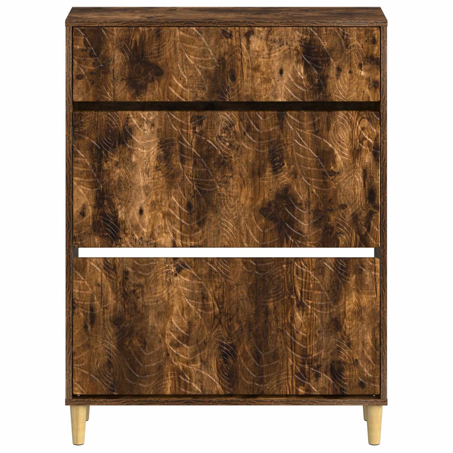 Shoe Cabinet DELFT 78 x 24 x 103 cm Engineered Wood Smoked Oak