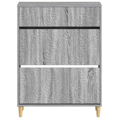 Shoe Cabinet DELFT 78 x 24 x 103 cm Engineered Wood Grey Sonoma