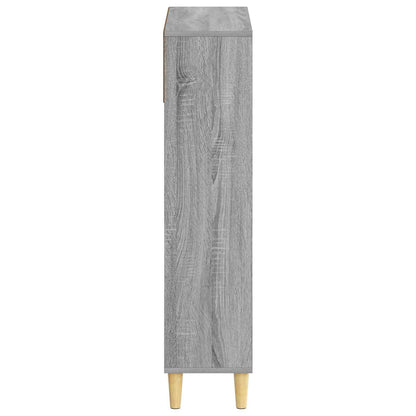 Shoe Cabinet DELFT 78 x 24 x 103 cm Engineered Wood Grey Sonoma