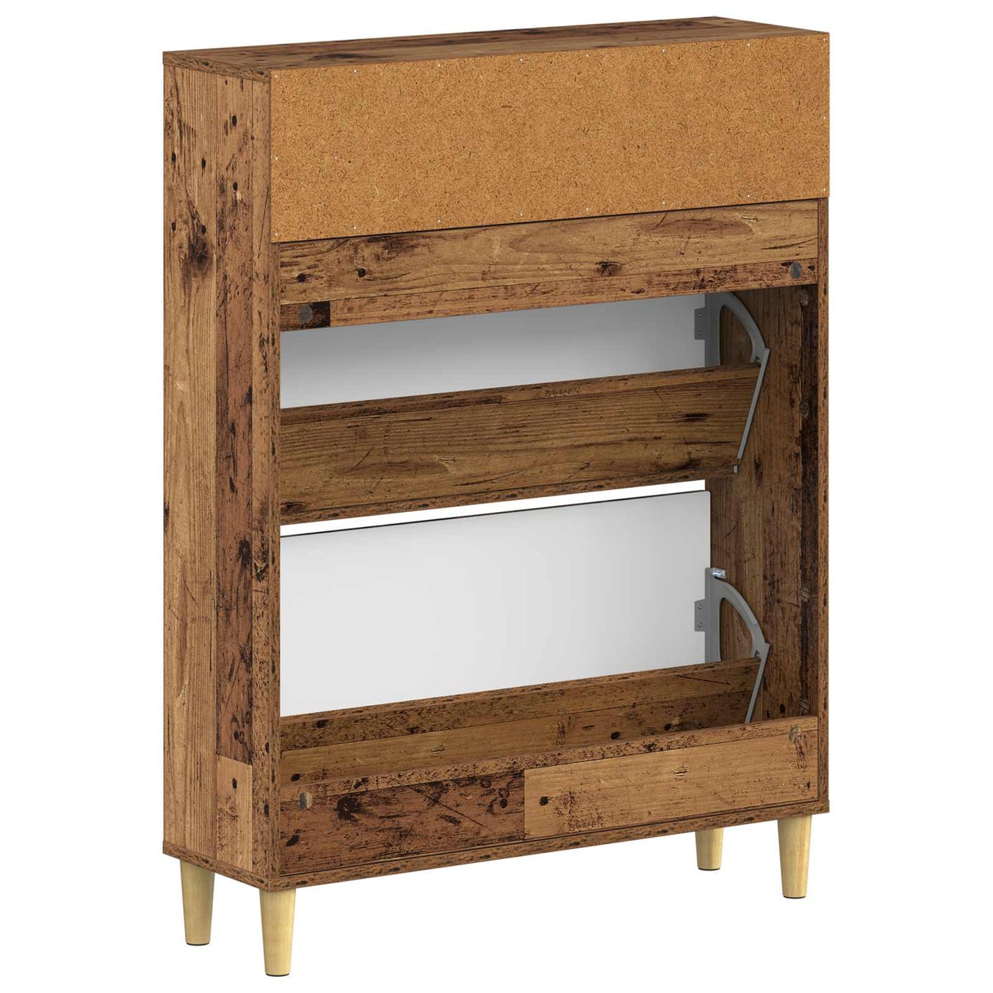 Shoe Cabinet DELFT 78 x 24 x 103 cm Engineered Wood Old Wood