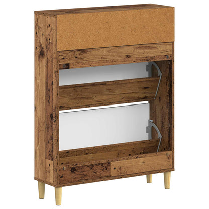 Shoe Cabinet DELFT 78 x 24 x 103 cm Engineered Wood Old Wood