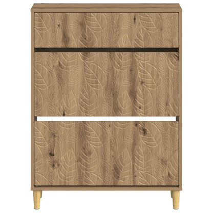 Shoe Cabinet DELFT 78 x 24 x 103 cm Engineered Wood Artisan Oak
