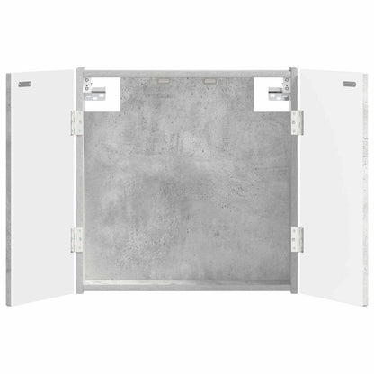 Dartboard Cabinet DELFT Concrete Grey 52.5 x 10.5 x 53.5 cm