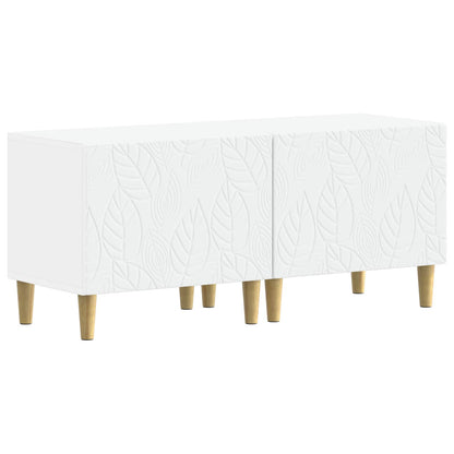 TV Cabinet White Engineered Wood
