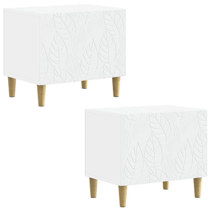 TV Cabinet White Engineered Wood