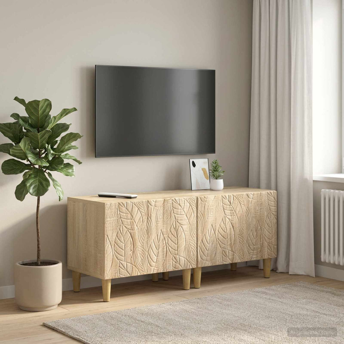 TV Cabinet Sonoma Oak Engineered Wood