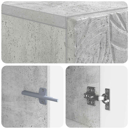 TV Cabinet Concrete Grey Engineered Wood
