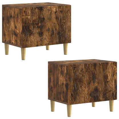 TV Cabinet Smoked Oak Engineered Wood