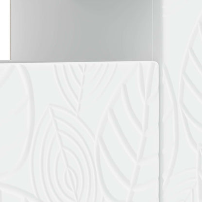 LED TV Cabinet White Engineered Wood