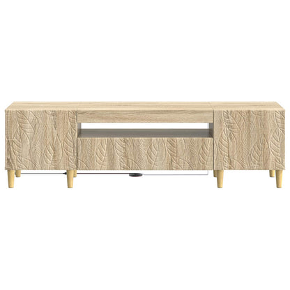 LED TV Cabinet Sonoma Oak Engineered Wood