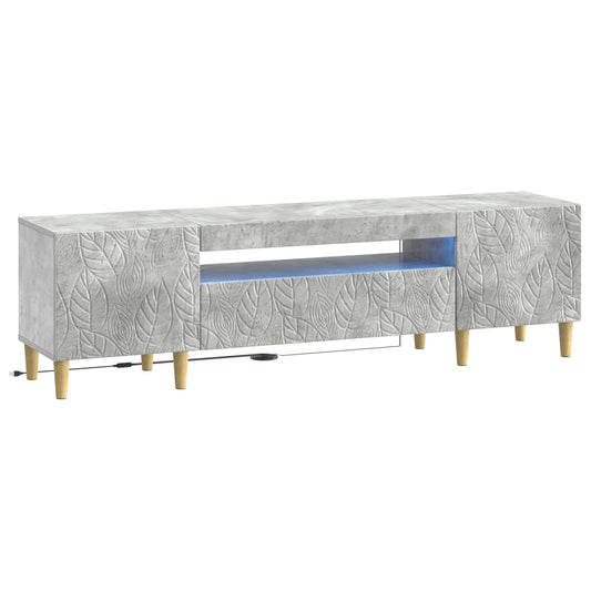 LED TV Cabinet DELFT 153 x 35 x 43 cm Concrete Grey