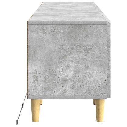 LED TV Cabinet Concrete Grey Engineered Wood
