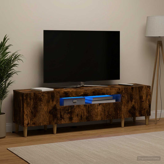 LED TV Cabinet DELFT 153 x 35 x 43 cm Smoked Oak