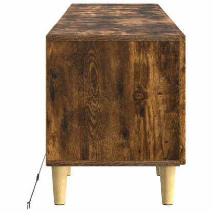 LED TV Cabinet Smoked Oak Engineered Wood