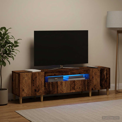 LED TV Cabinet Old Wood Engineered Wood