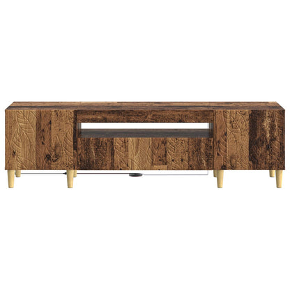LED TV Cabinet Old Wood Engineered Wood