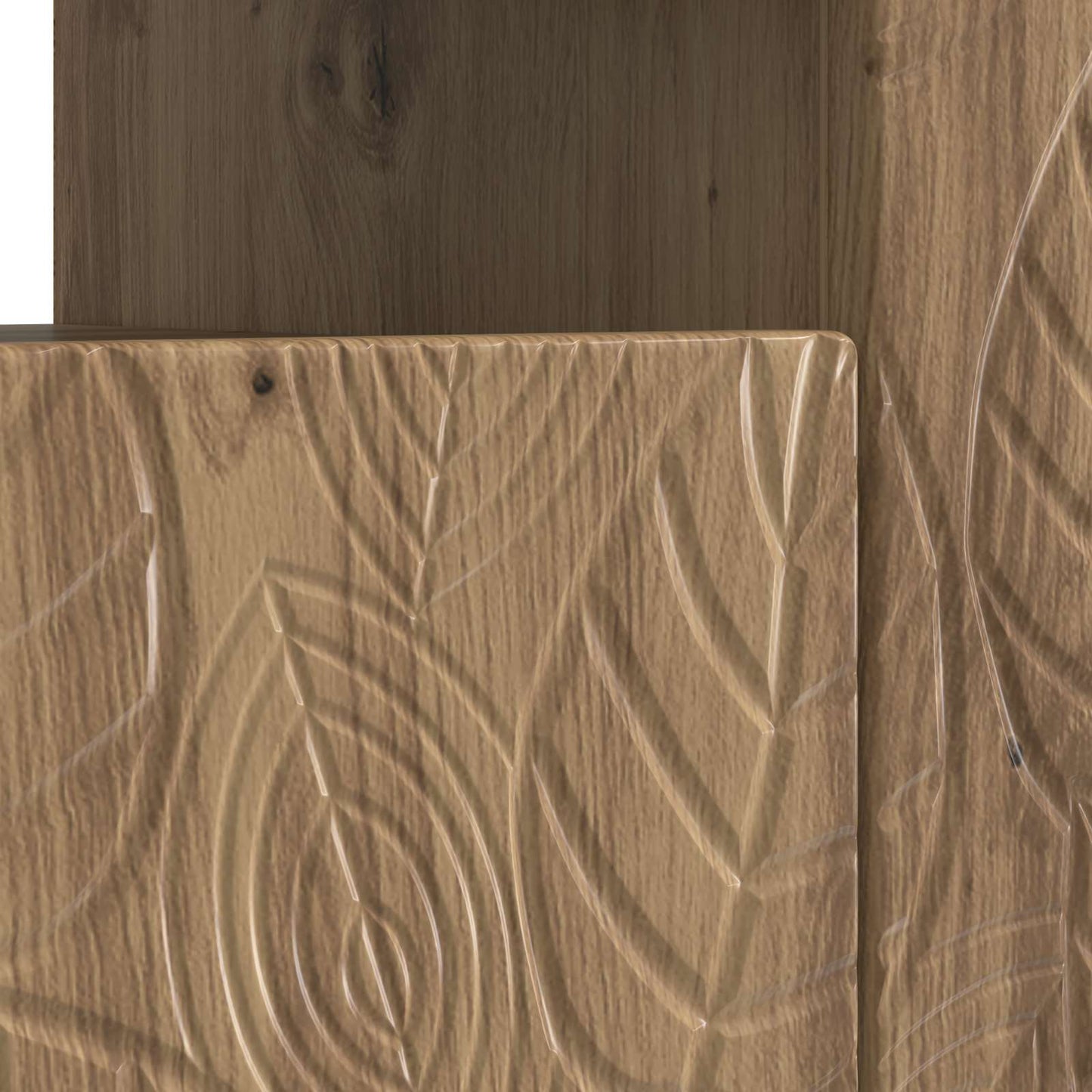 LED TV Cabinet Artisan Oak Engineered Wood