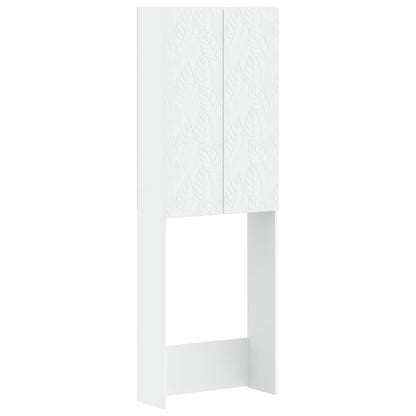Toilet Cabinet DELFT White 66 x 25.5 x 190 cm Engineered Wood