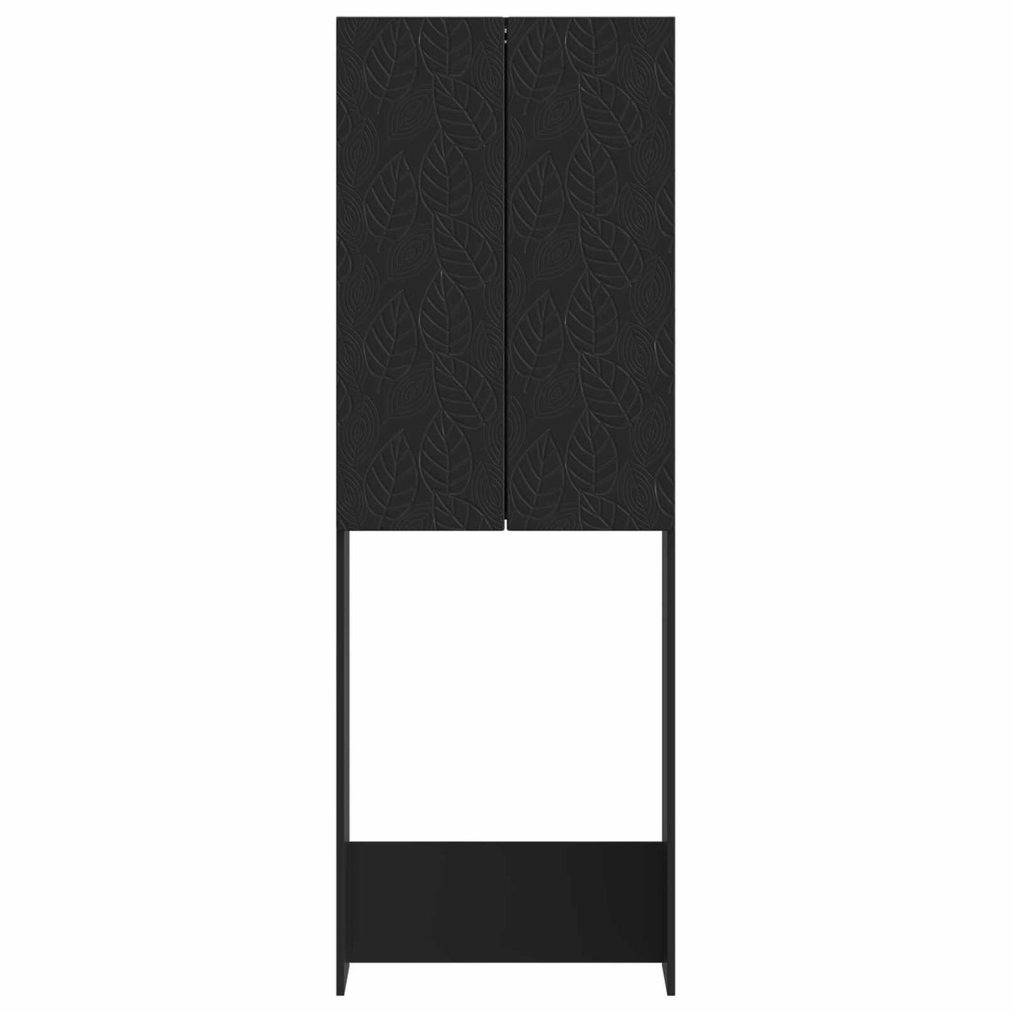Toilet Cabinet DELFT Black 66 x 25.5 x 190 cm Engineered Wood