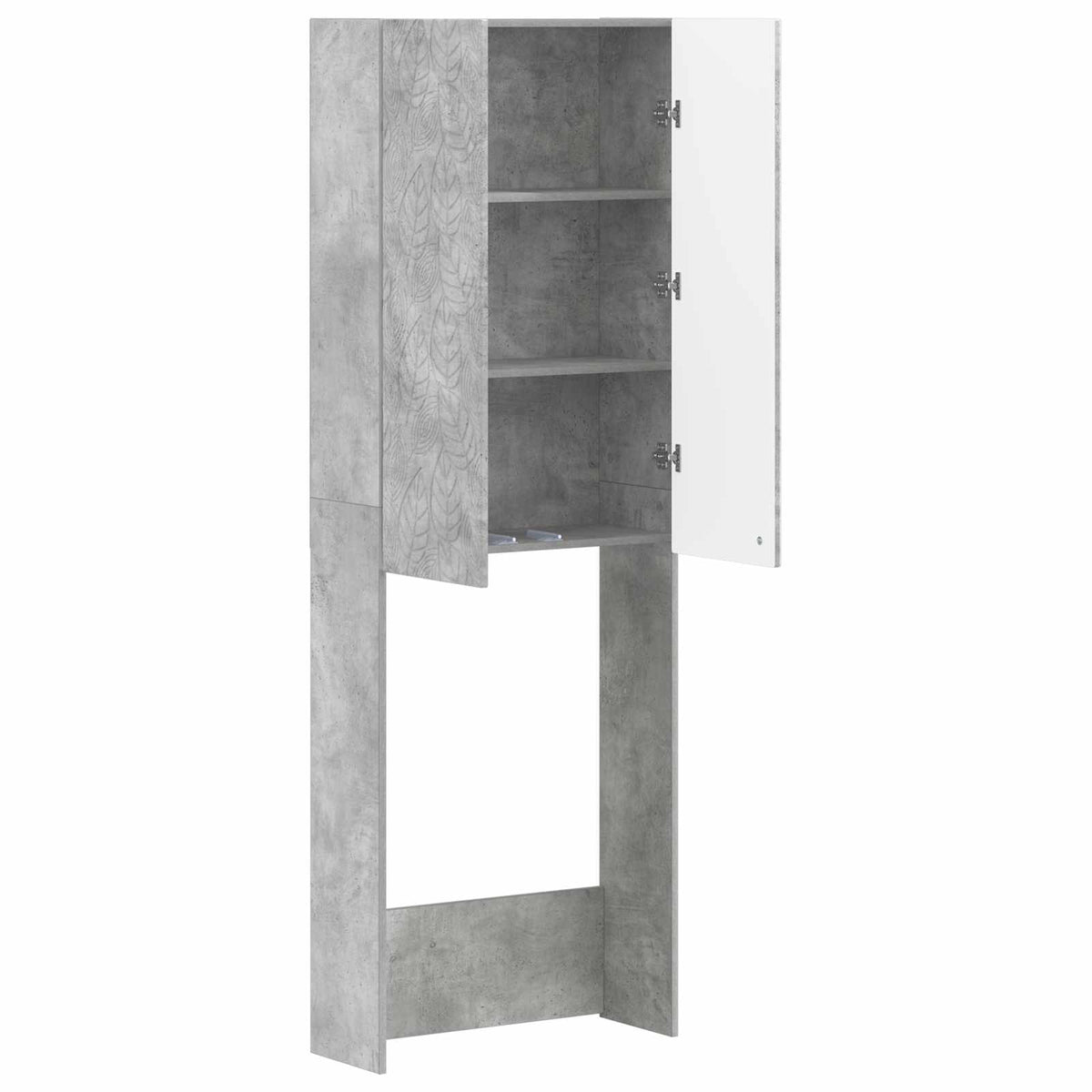 Toilet Cabinet DELFT Concrete Grey 66 x 25.5 x 190 cm
