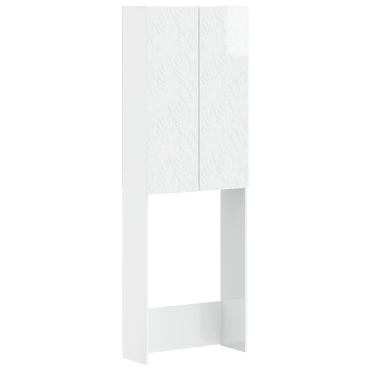 Toilet Cabinet DELFT High Gloss White 66 x 25.5 x 190 cm