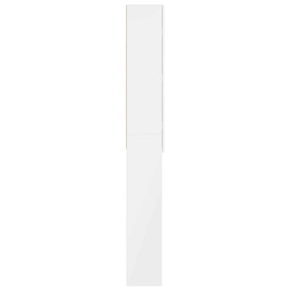 Toilet Cabinet DELFT High Gloss White 66 x 25.5 x 190 cm