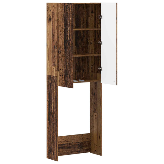 Toilet Cabinet DELFT Old Wood 66 x 25.5 x 190 cm