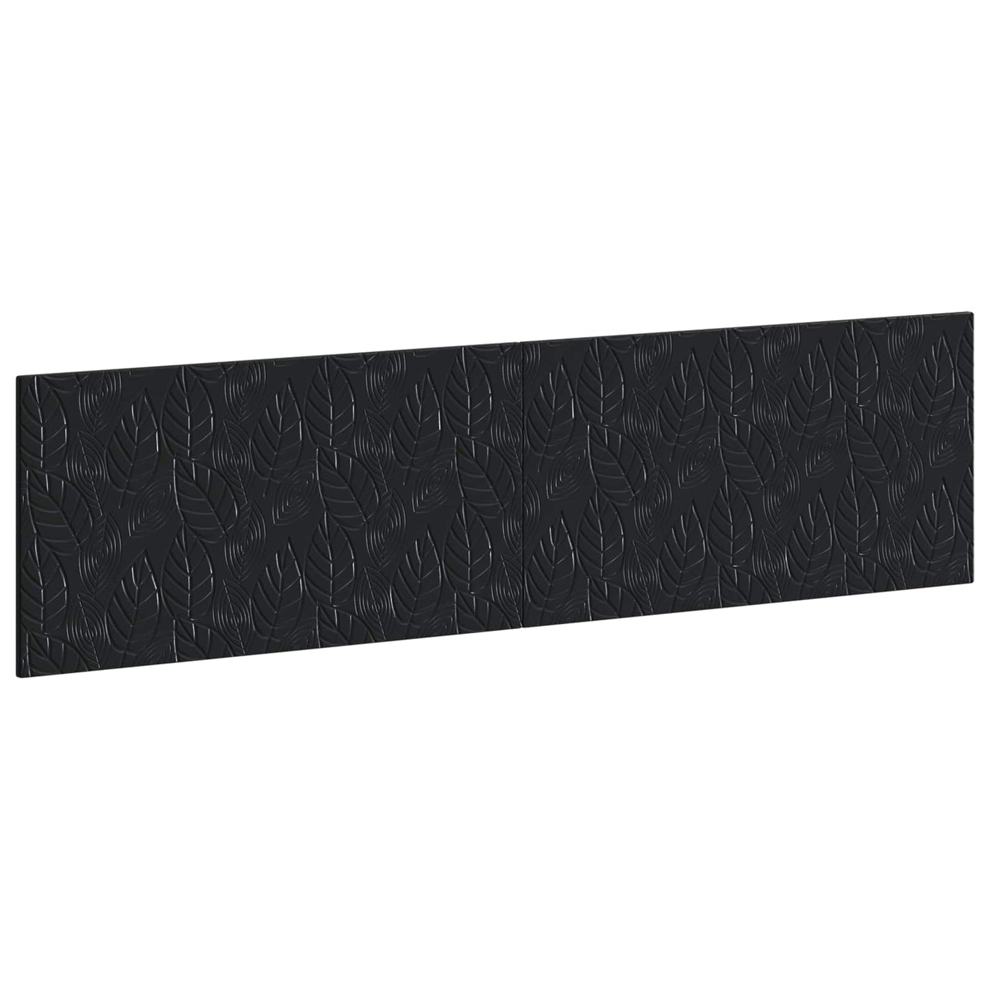 Wall-Mounted Headboard DELFT Black Engineered Wood