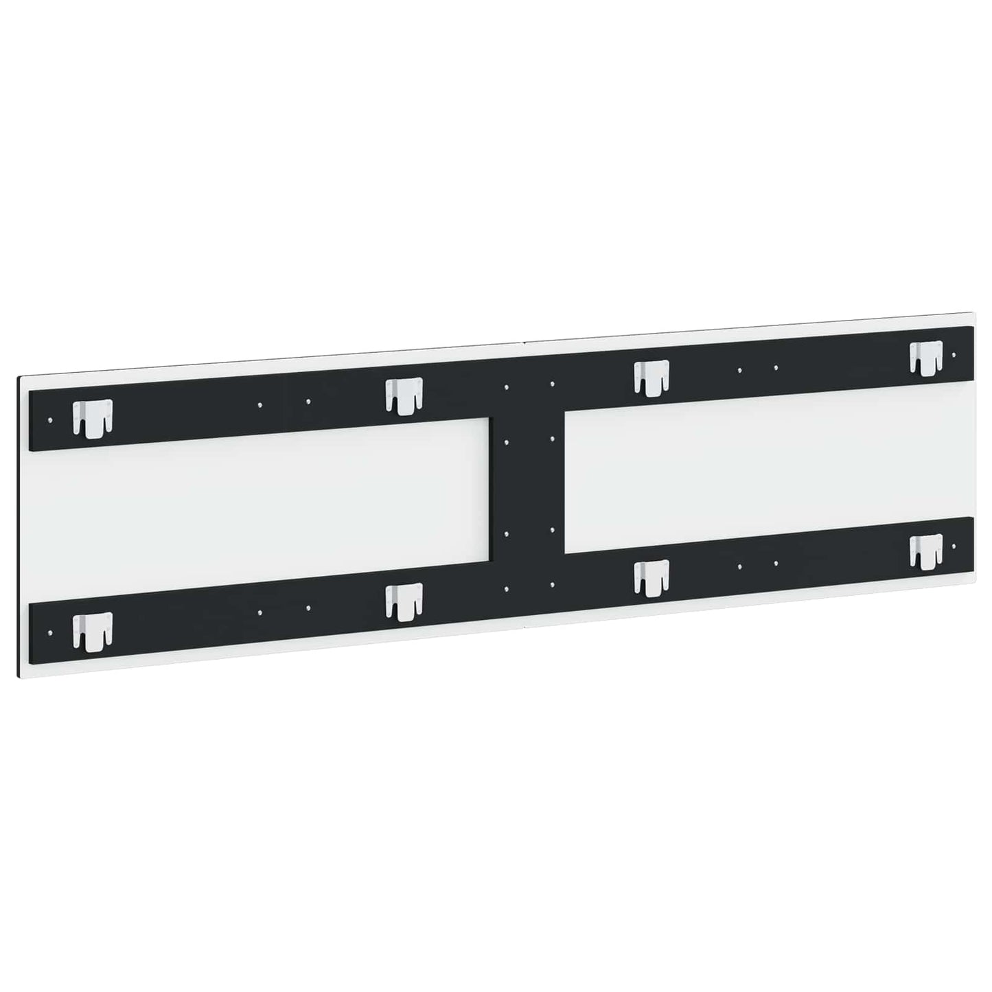 Wall-Mounted Headboard DELFT Black Engineered Wood
