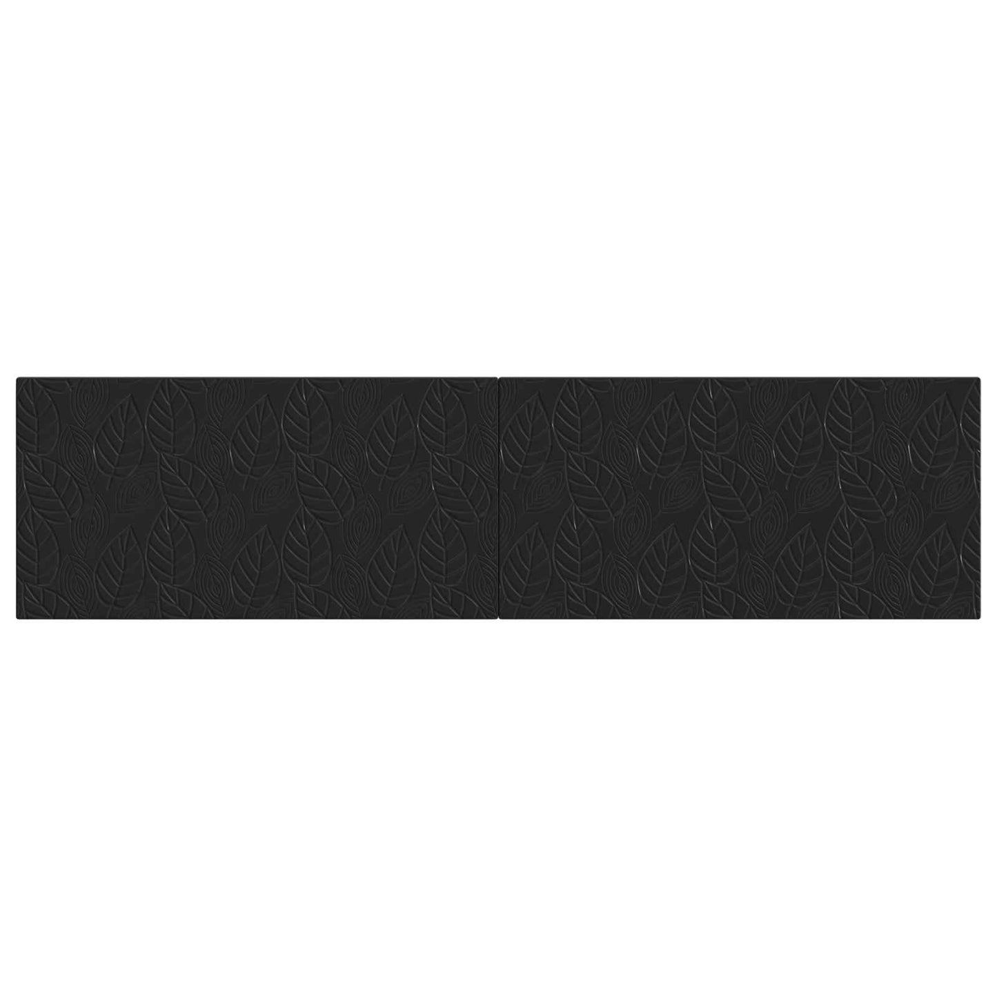Wall-Mounted Headboard DELFT Black Engineered Wood