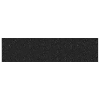 Wall-Mounted Headboard DELFT Black Engineered Wood