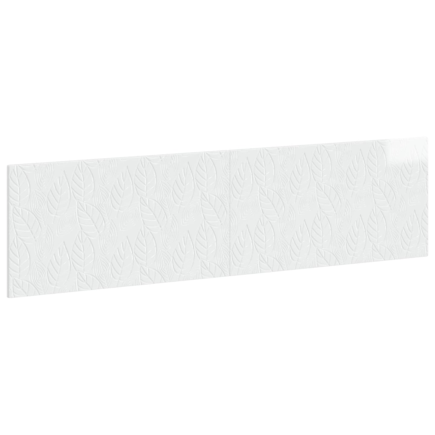Wall-Mounted Headboard DELFT High Gloss White Engineered Wood
