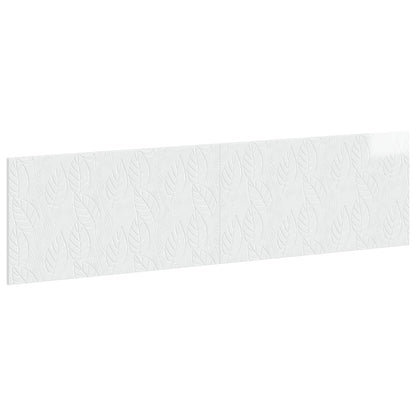 Wall-Mounted Headboard DELFT High Gloss White Engineered Wood
