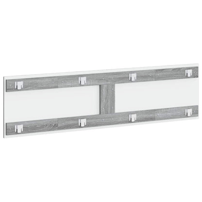 Wall-Mounted Headboard DELFT Grey Sonoma Engineered Wood
