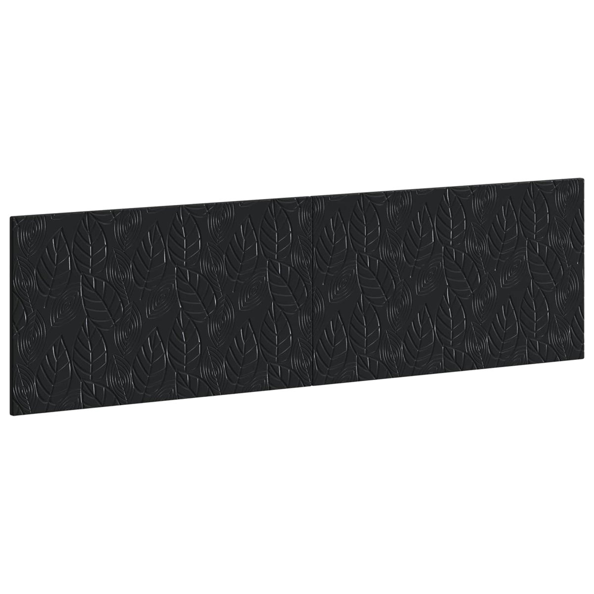 Wall-Mounted Headboard DELFT Black Engineered Wood