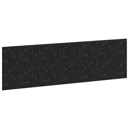 Wall-Mounted Headboard DELFT Black Engineered Wood