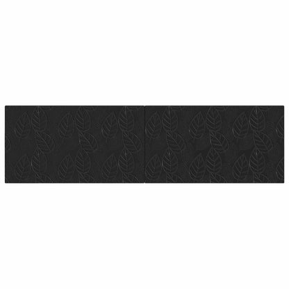Wall-Mounted Headboard DELFT Black Engineered Wood
