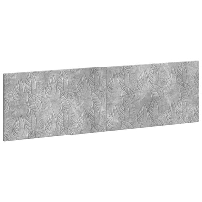 Wall-Mounted Headboard DELFT Concrete Grey Engineered Wood